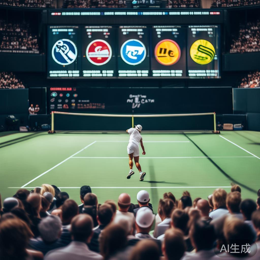 网球作为单打比赛的代表项目，其比赛节奏快、对抗激烈